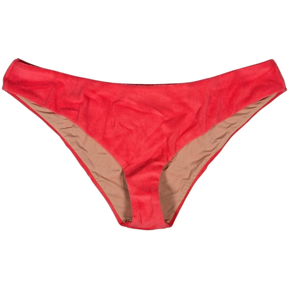 J. Crew Curved-waist‎ cheeky bikini bottom in terry 3X NWT